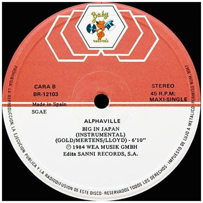 ALPHAVILLE - BIG IN JAPAN | 12'' MAXI SINGLE USADO
