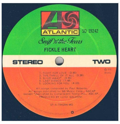 SNIFF  N  THE TEARS - FLICKLE HEART | VINILO USADO