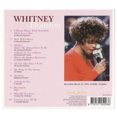 WHITNEY HOUSTON - A SONG FOR YOU LIVE | CD
