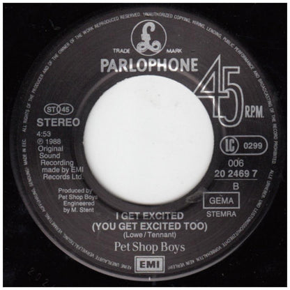 PET SHOP BOYS - HEART | 7" SINGLE USADO