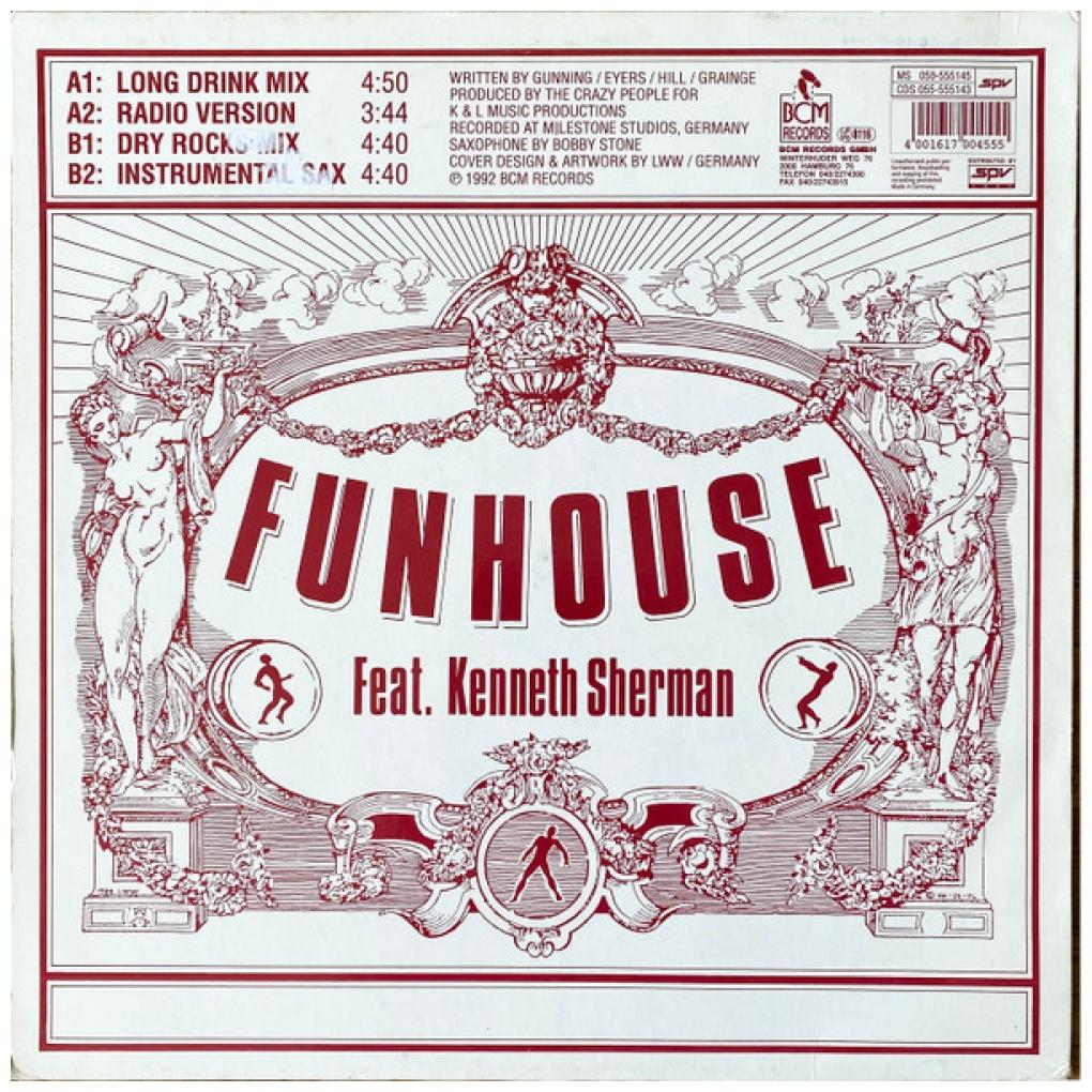 FUNHOUSE - DANCIN' EASY | 12'' MAXI SINGLE USADO