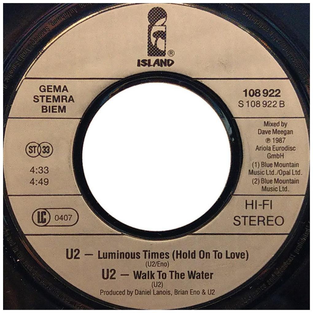 U2 - WITH OR WITHOUT YOU | 7" SINGLE USADO