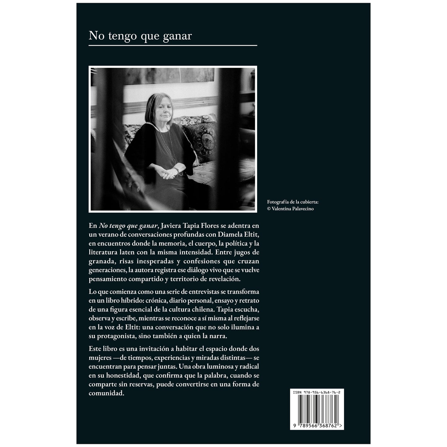 NO TENGO QUE GANAR (TAPA RÚSTICA) - JAVIERA TAPIA | LIBRO