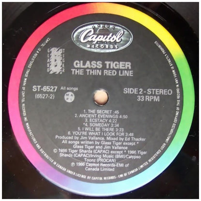 GLASS TIGER - THE THIN RED LINE (VDE-NUEVO/SELLADO) | VINILO USADO
