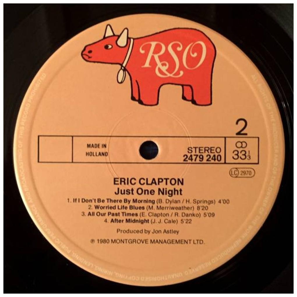 ERIC CLAPTON - JUST ONE NIGHT (2LP) | VINILO USADO