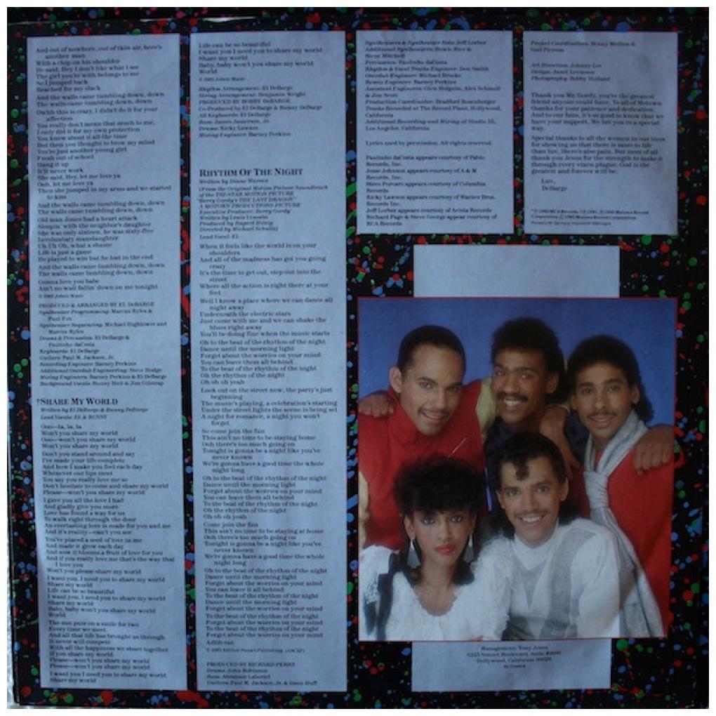 DeBARGE - RHYTHM OF THE NIGHT | VINILO USADO