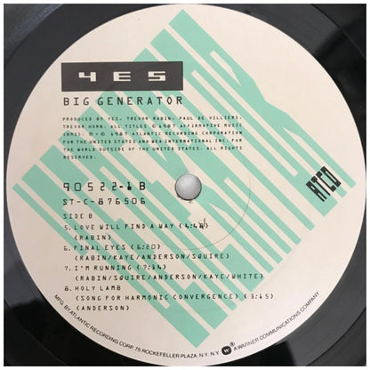 YES - BIG GENERATOR | VINILO USADO