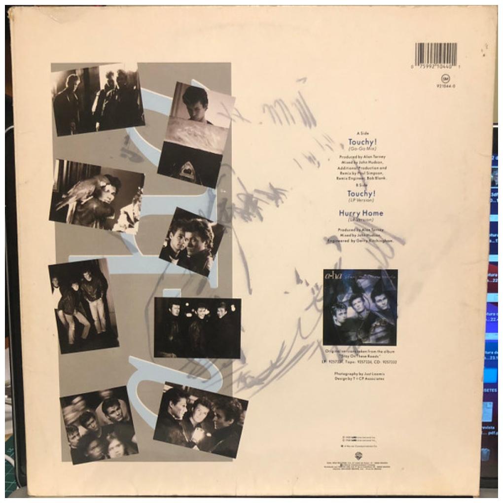 A-HA - TOUCHY! | 12'' MAXI SINGLE USADO