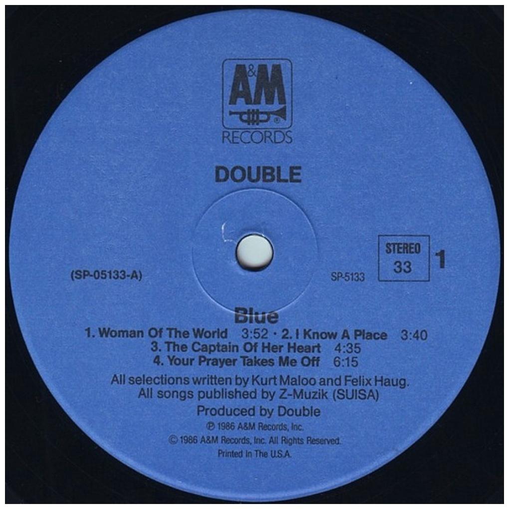 DOUBLE - BLUE | 7" SINGLE USADO