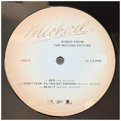 MICHAEL JACKSON - MICHAEL: SONGS FROM THE MOTION PICTURE (2LP) (BLACK ICE VINYL) (140GRS) | VINILO