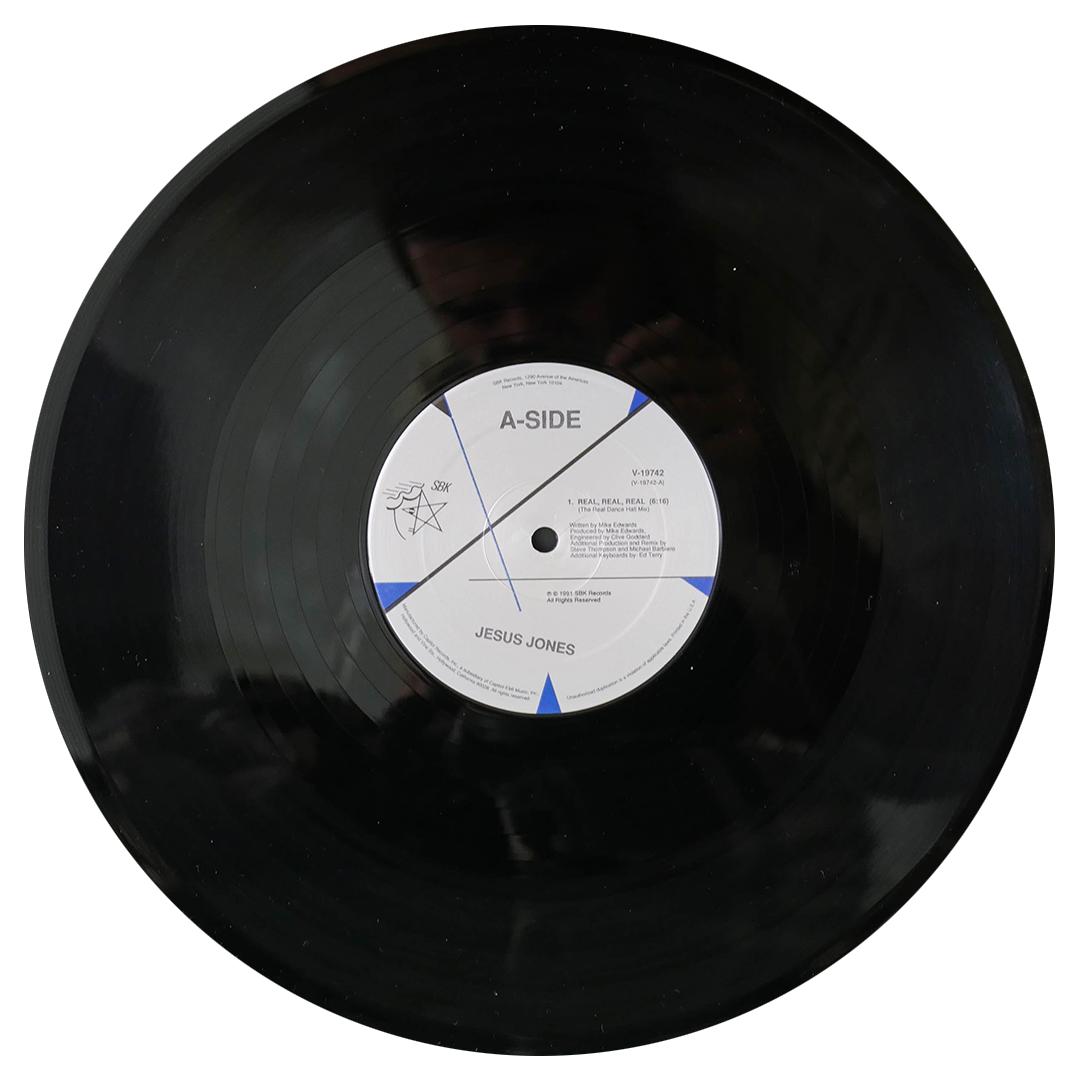 JESUS JONES - REAL, REAL, REAL | 12" MAXI SINGLE USADO