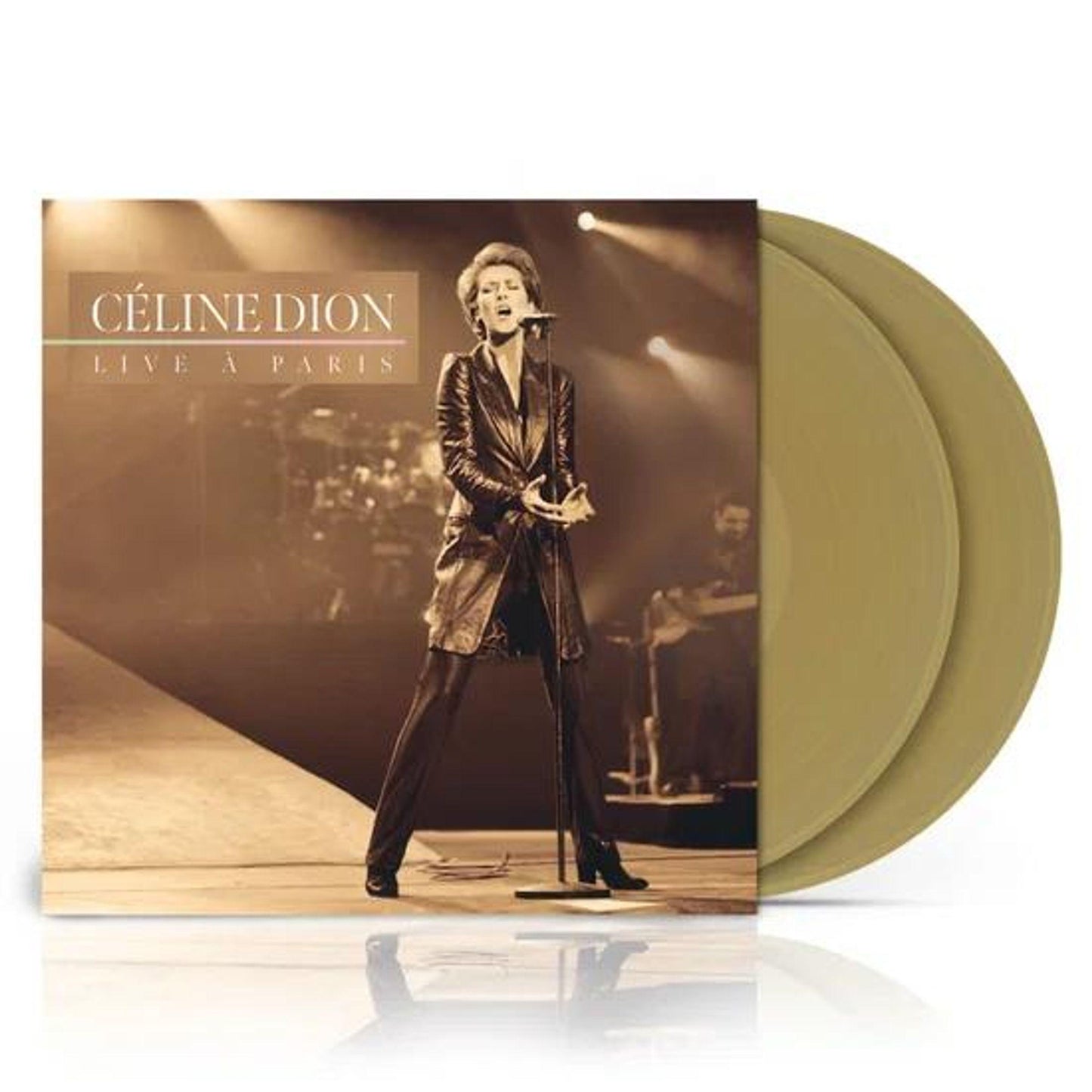 (PREVENTA) CELINE DION - LIVE A PARIS (2LP) (LIMITED EDITION) (GOLD TAN VINYL) | VINILO