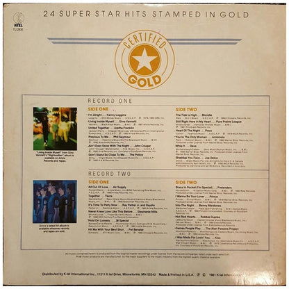 CERTIFIED GOLD - 24 SUPER STARS HITS (2LP) | VINILO USADO