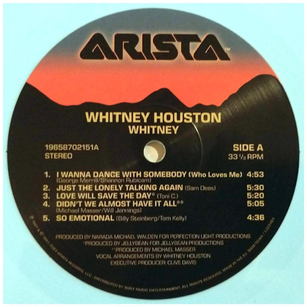 WHITNEY HOUSTON - WHITNEY (BLUE VINYL) | VINILO