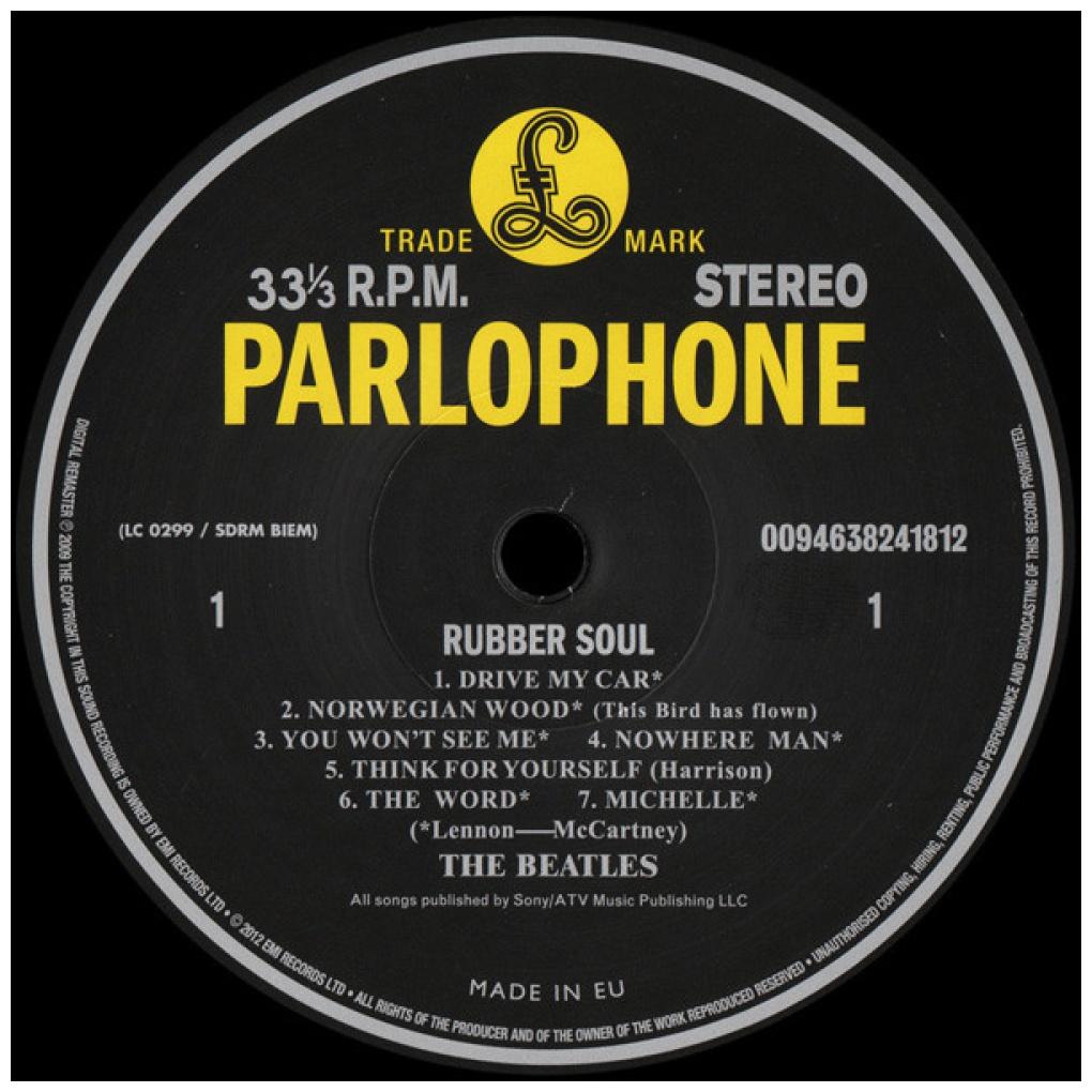 BEATLES - RUBBER SOUL (USA EDITION) | VINILO