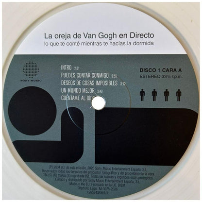 LA OREJA DE VAN GOGH - EN DIRECTO: LO QUE TE CONTE MIENTRAS TE HACIAS LA DORMIDA (2LP) | VINILO