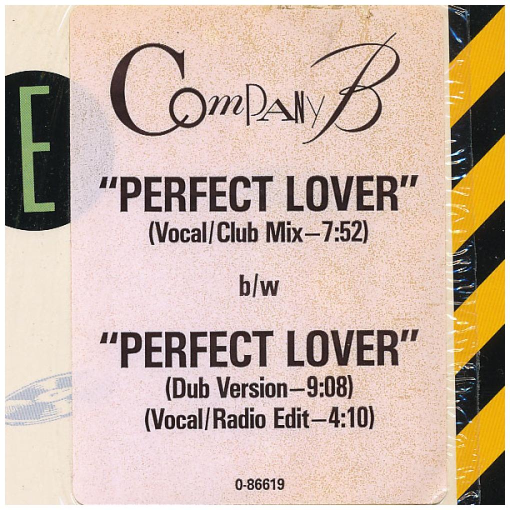 COMPANY B - PERFECT LOVER NUEVO/SELLADO | 12'' MAXI SINGLE USADO