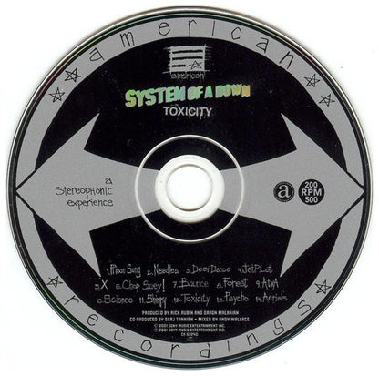 SYSTEM OF A DOWN - TOXICITY | CD