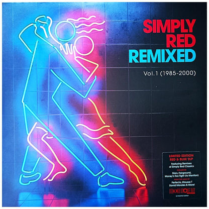 SIMPLY RED - REMIXED VOL. 1 (1985-2000) (2LP) (LIMITED RED & BLUE VINYL) | VINILO