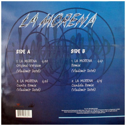 ILAEGALES - LA MORENA (PROMO COPY) | 12'' MAXI SINGLE USADO