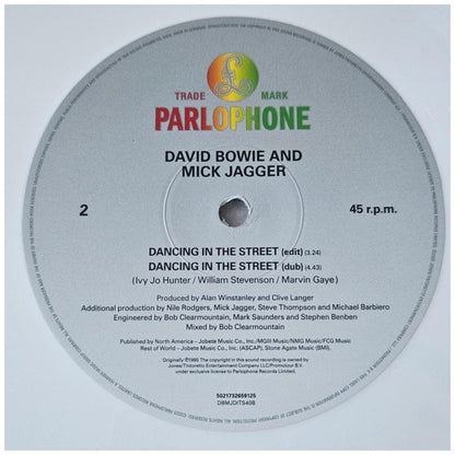 DAVID BOWIE & MICK JAGGER - DANCING IN THE STREET E.P. (2025 REMASTER) (WHITE VINYL) | 12" MAXI SINGLE VINILO