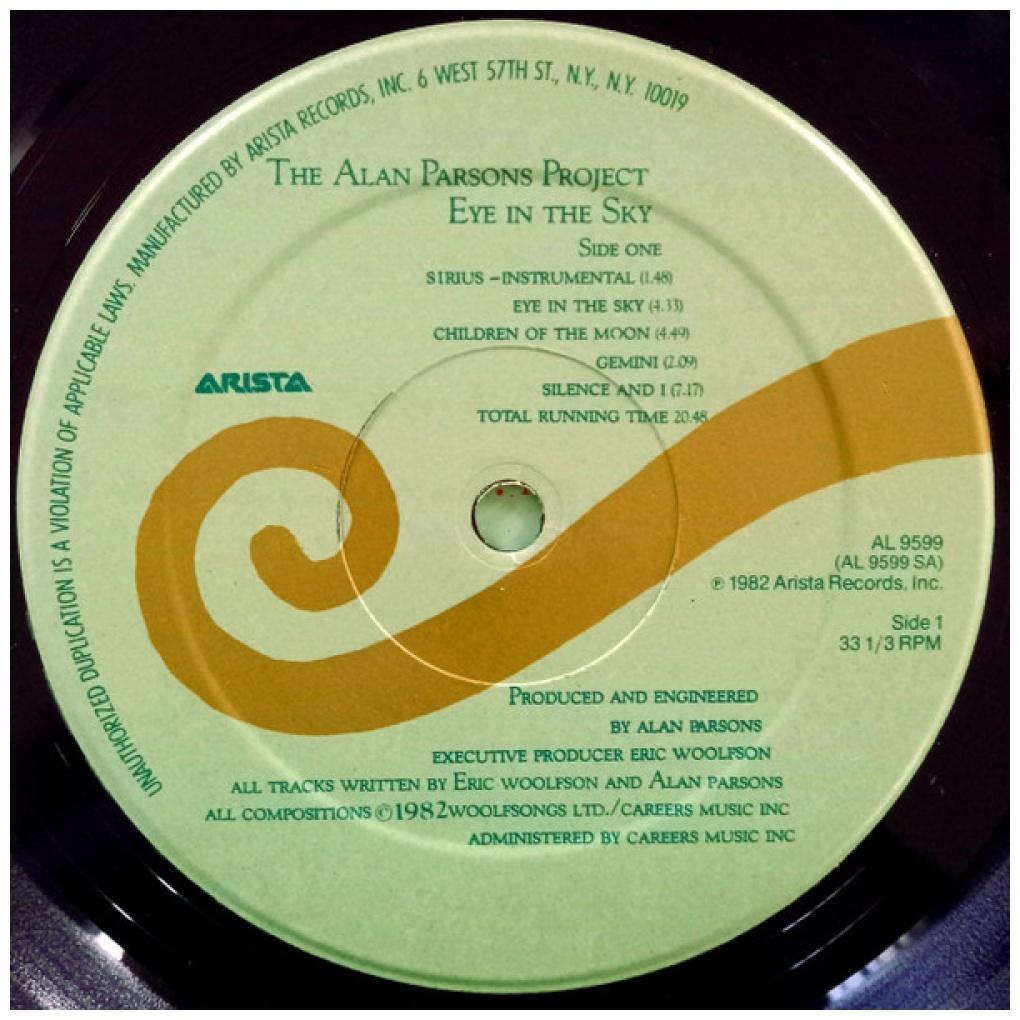 ALAN PARSONS PROJECT - EYE IN THE SKY (PROMO COPY) | VINILO USADO