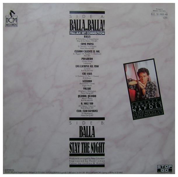 FRANCESCO NAPOLI - BALLA..BALLA! | 12" MAXI SINGLE USADO