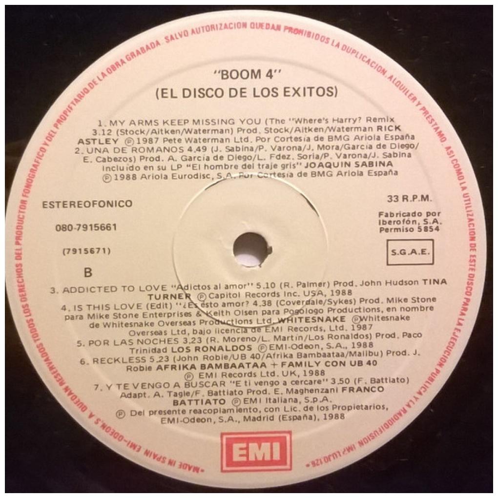 ! BOOM ¡ - 30 EXITOS (2LP) | VINILO USADO
