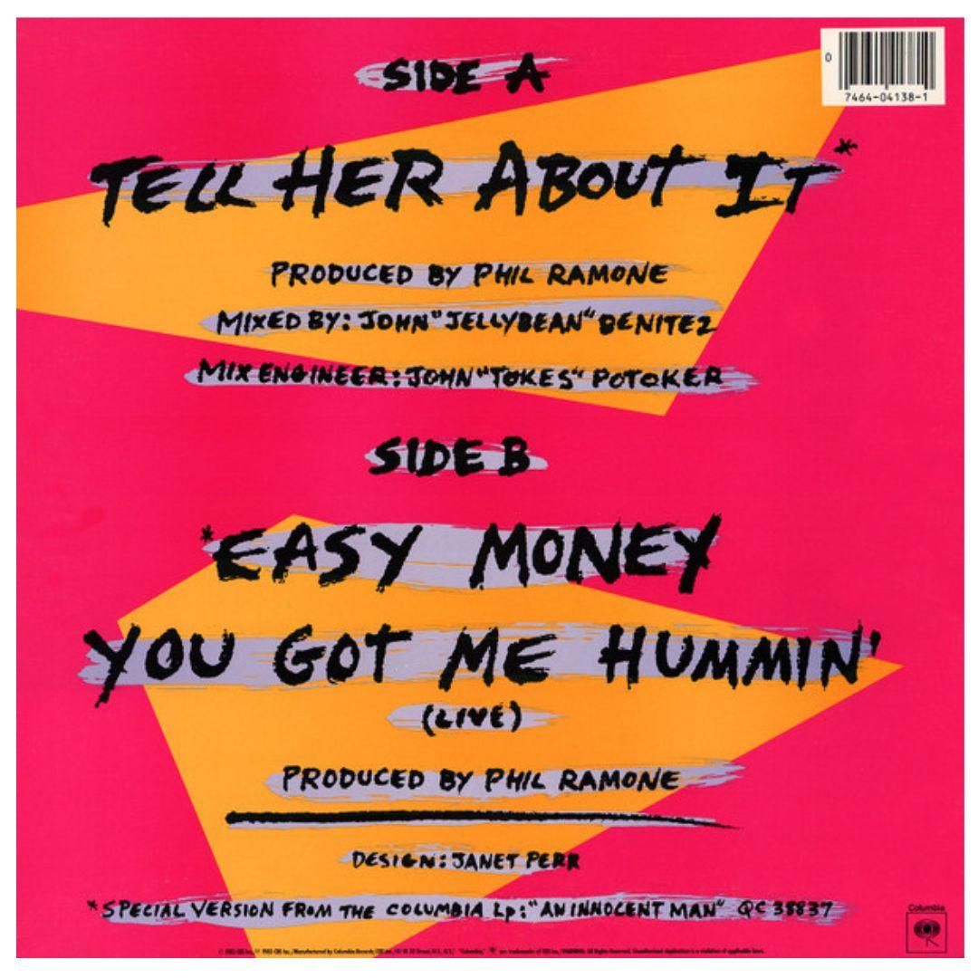 BILLY JOEL - TELL HER ABOUT IT | 12" MAXI SINGLE VINILO