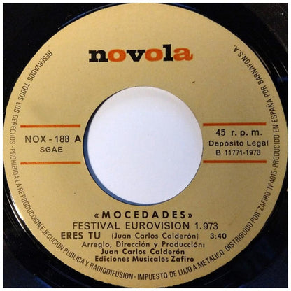 MOCEDADES - ERES TU | 7" SINGLE USADO