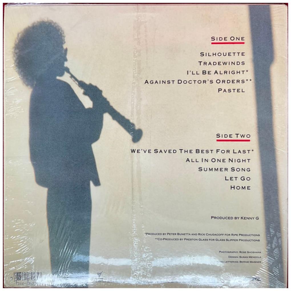 KENNY G - SILHOUTTE | VINILO USADO