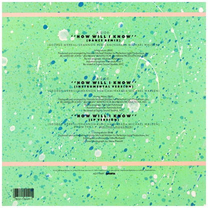 WHITNEY HOUSTON - HOW WILL I KNOW | 12'' MAXI SINGLE USADO