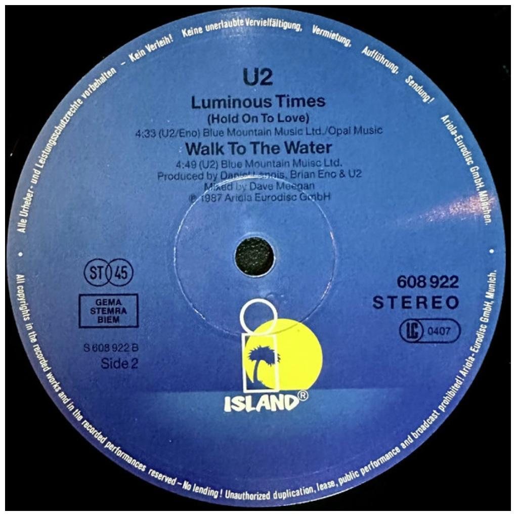 U2 - WITH OR WITHOUT YOU | 12'' MAXI SINGLE USADO