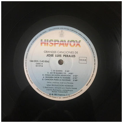 JOSE LUIS PERALES - GRANDES CANCIONES (2LP) | VINILO USADO