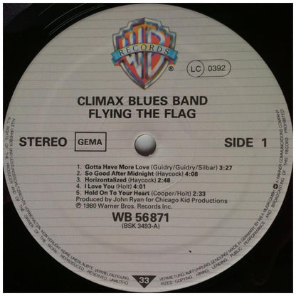 CLIMAX BLUES BAND - FLYING THE FLAG | VINILO USADO