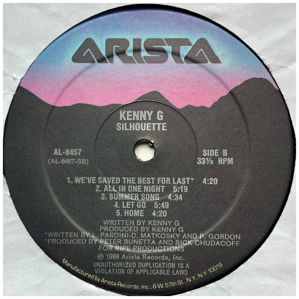 KENNY G - SILHOUTTE | VINILO USADO