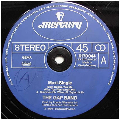 GAP BAND - BURN RUBBER ON ME (WHY YOU WANNA HURT ME) | 12'' MAXI SINGLE USADO