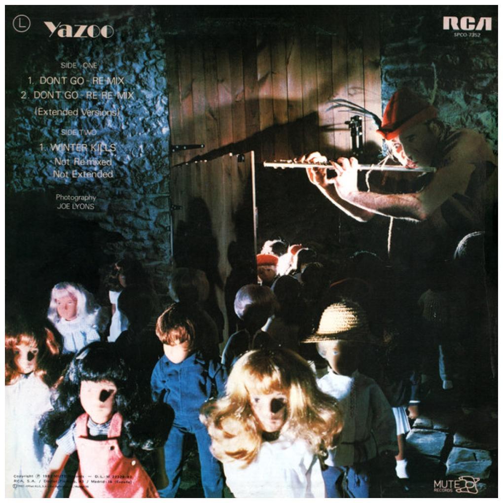 YAZZO - DON'T GO (RE.MIXES) | 12'' MAXI SINGLE USADO