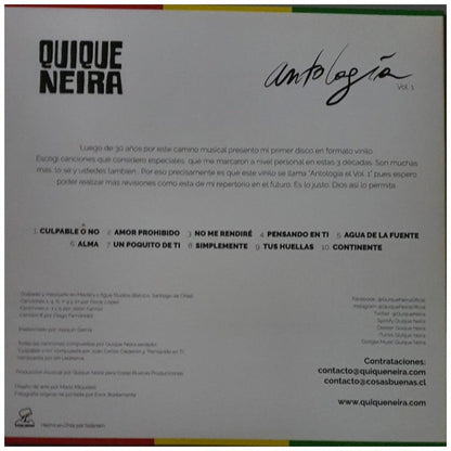 QUIQUE NEIRA - ANTOLOGIA VOL.1 | VINILO