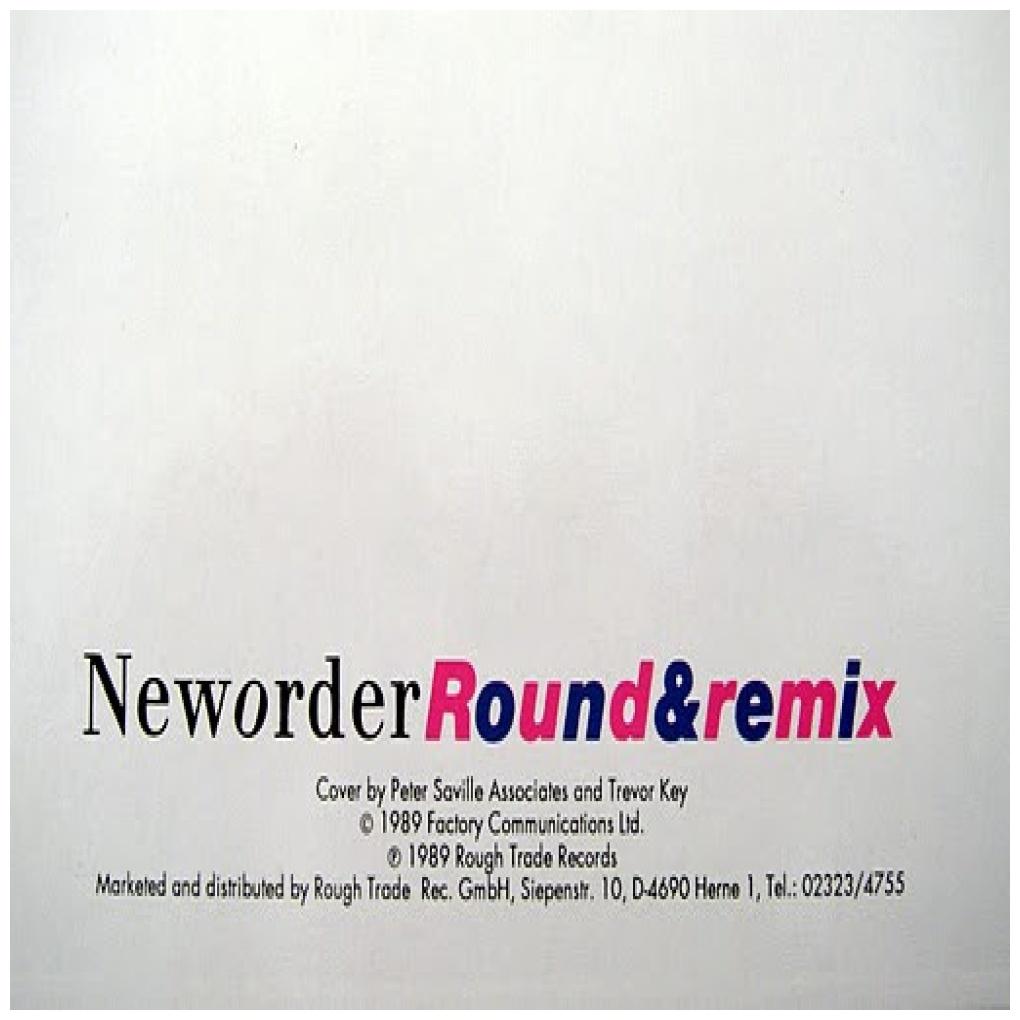 NEW ORDER - ROUND & ROUND | 12'' MAXI SINGLE USADO