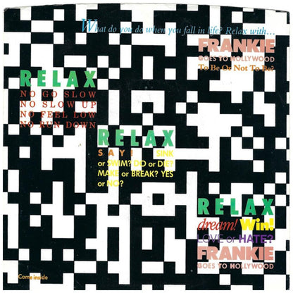 FRANKIE GOES TP HOLLYWOOD - RELAX | 7" SINGLE USADO