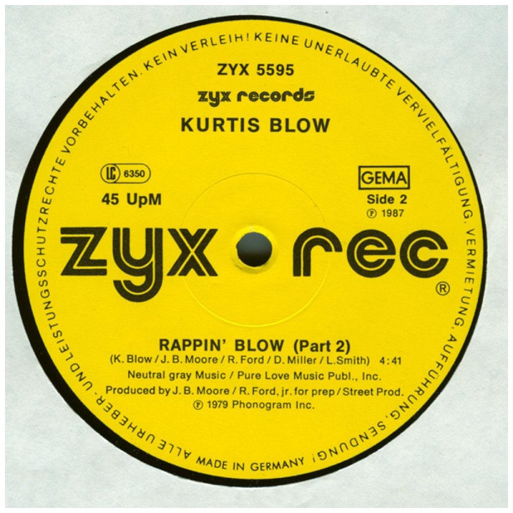 KURTIS BLOW - THE BREAKS | 12'' MAXI SINGLE USADO