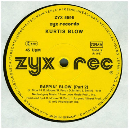 KURTIS BLOW - THE BREAKS | 12'' MAXI SINGLE USADO
