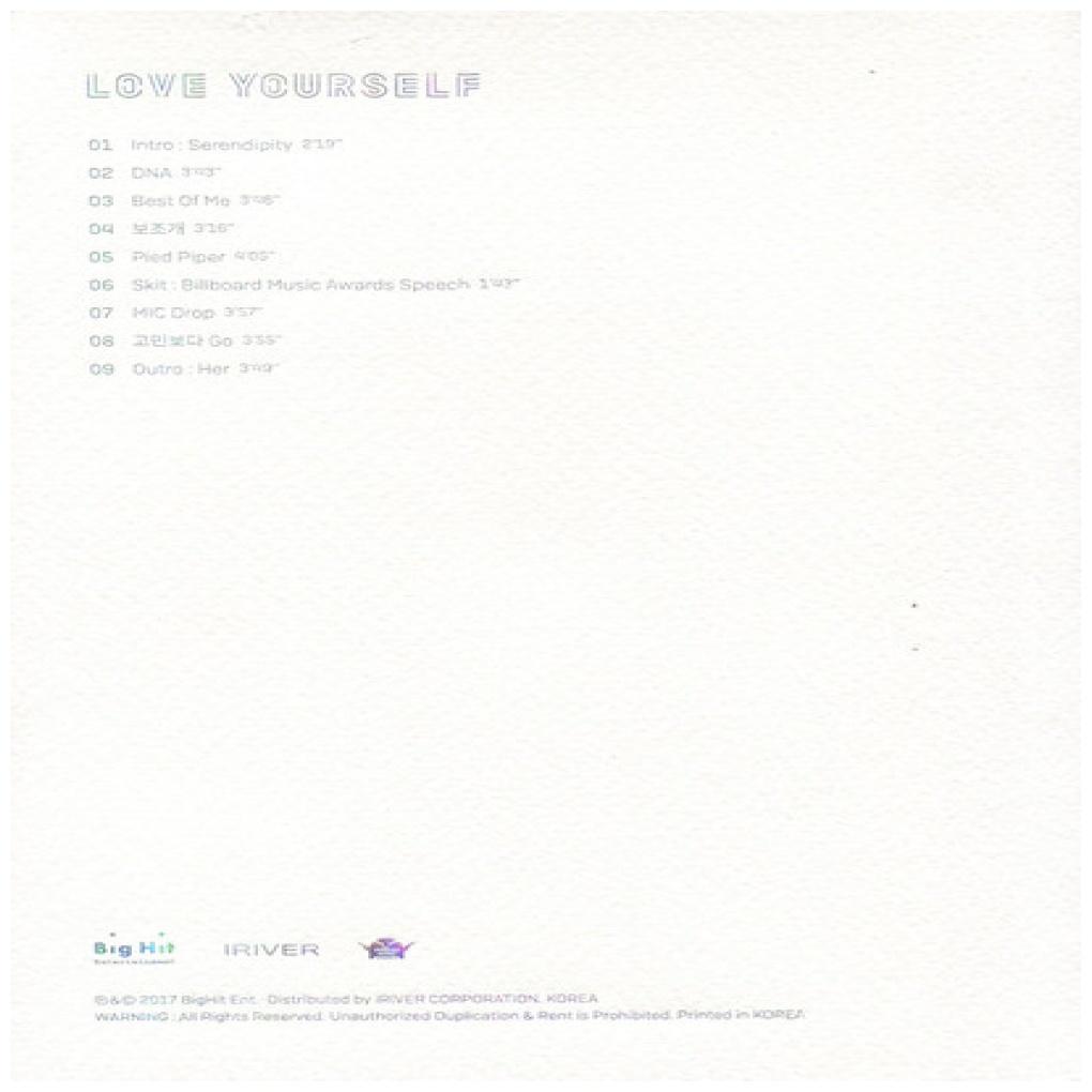 BTS - LOVE YOURSELF: HER (5TH MINI ALBUM) | CD