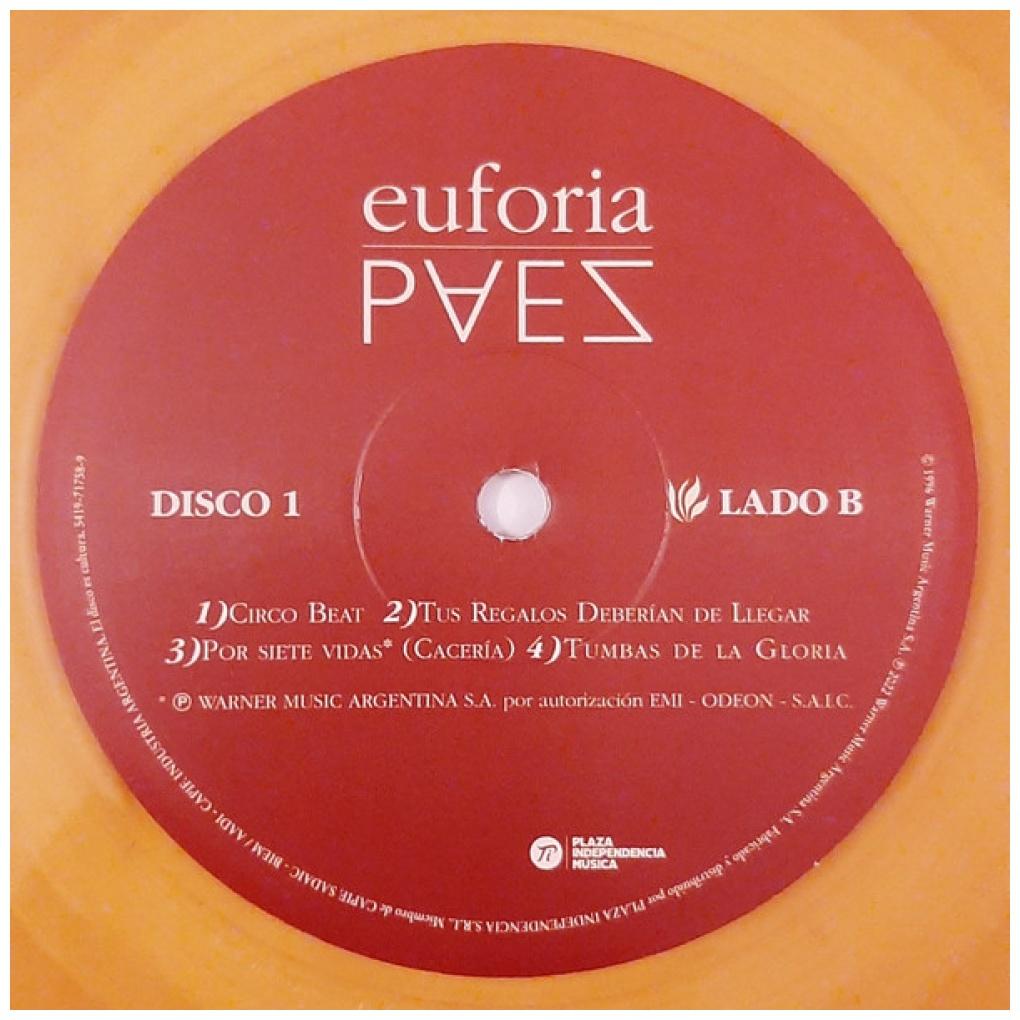 FITO PAEZ - EUFORIA (2LP) | VINILO