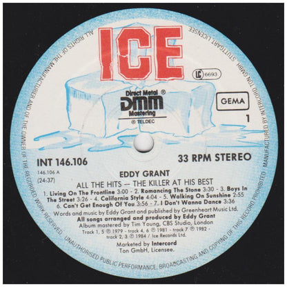 EDDY GRANT - ALL THE HITS | VINILO USADO