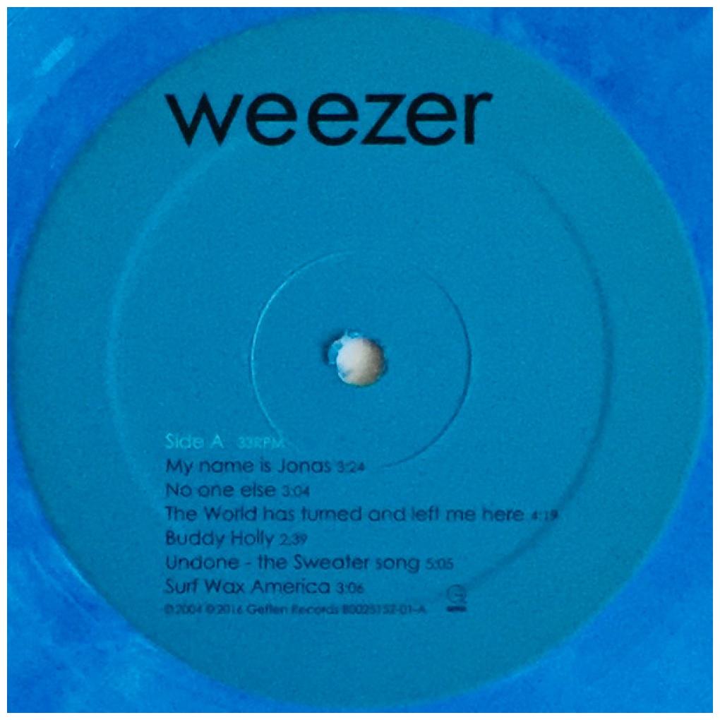 WEEZER - WEEZER (EXCLUSIVE BLUE MARBLED VINYL) | VINILO – Hitway