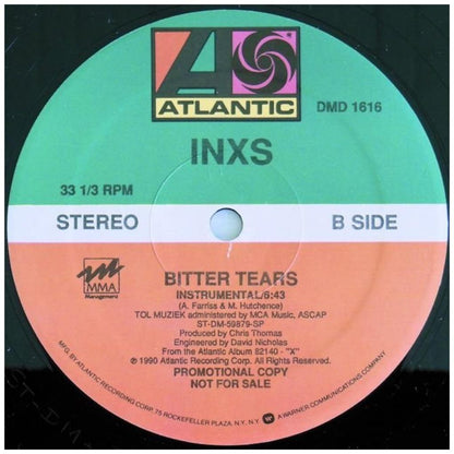 INXS - BITTER TEARS (PROMO COPY) | 12'' MAXI SINGLE USADO