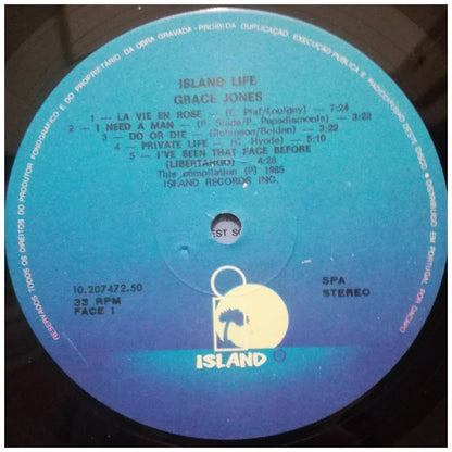 GRACE JONES - ISLAND LIFE | VINILO USADO