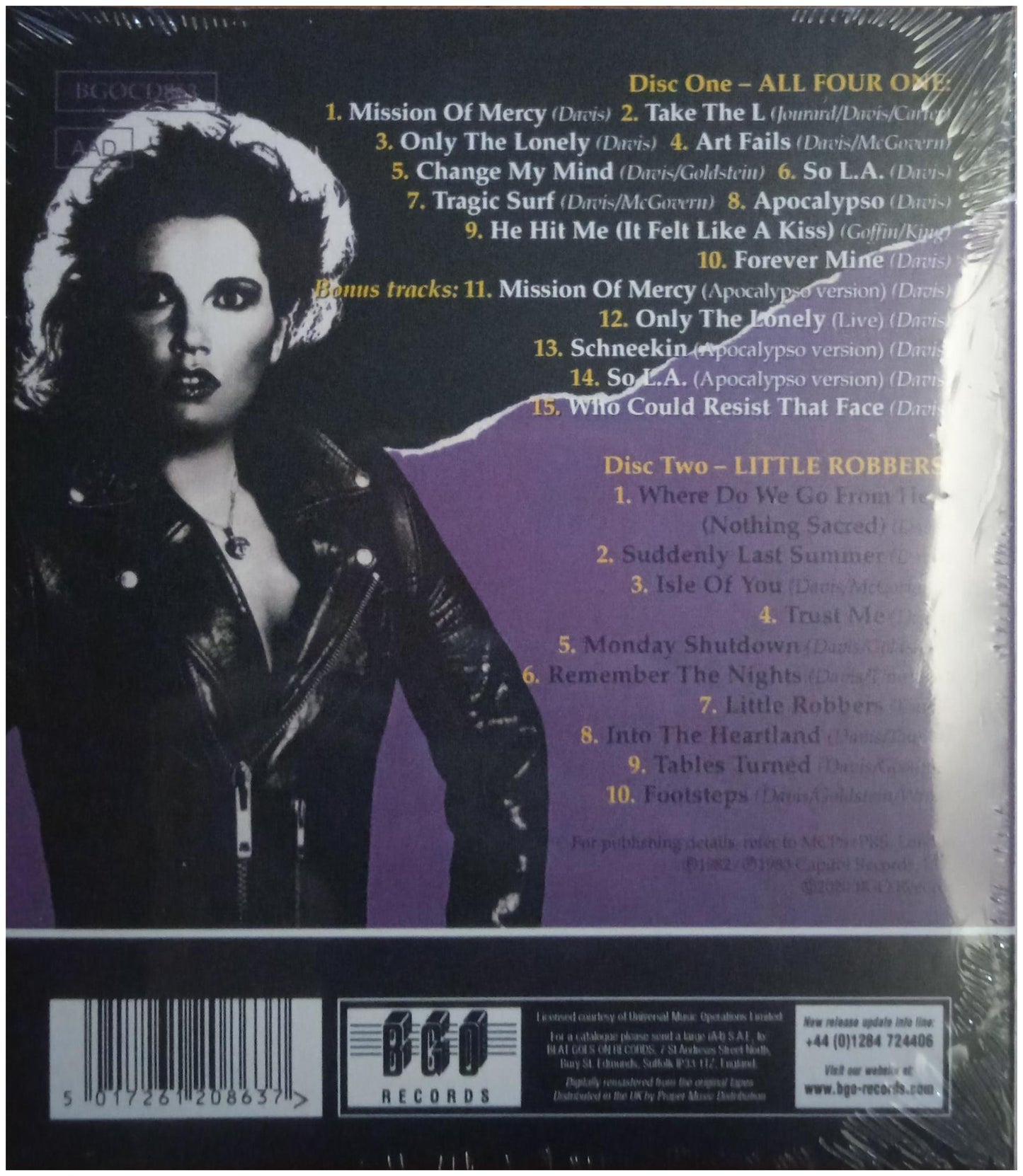 MOTELS  - ALL FOUR ONE/LITTLE ROBERTS (2CD) | CD
